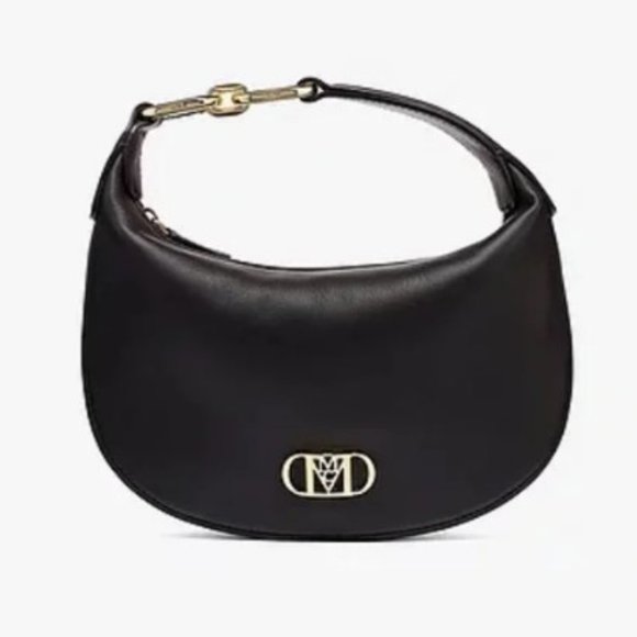MCM Mode Travia Crescent Hobo Nappa Leather NEW BLACK, sold out everywhere - Picture 7 of 7